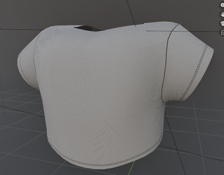 Using curves, instances, and emission to bake stitching and seams for clothing assets (Ucupaint+Shader nodes)